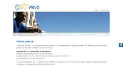 Desktop Screenshot of airwave.sk